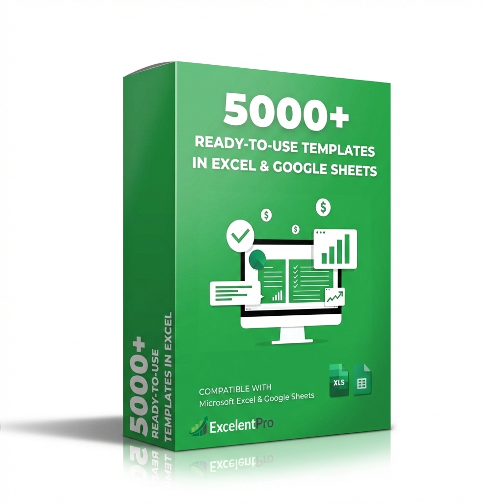 5000+ READY-TO-USE TEMPLATES IN EXCEL & GOOGLE SHEETS